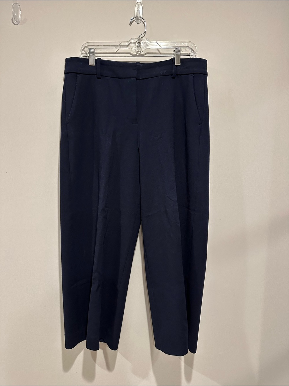 J. Crew Straight-Leg Navy Dress Pants